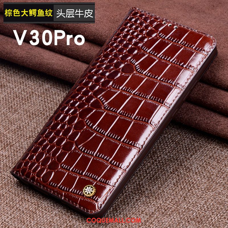 Étui Honor View30 Pro Nouveau Personnalité Créatif, Coque Honor View30 Pro Cuir Véritable Incassable