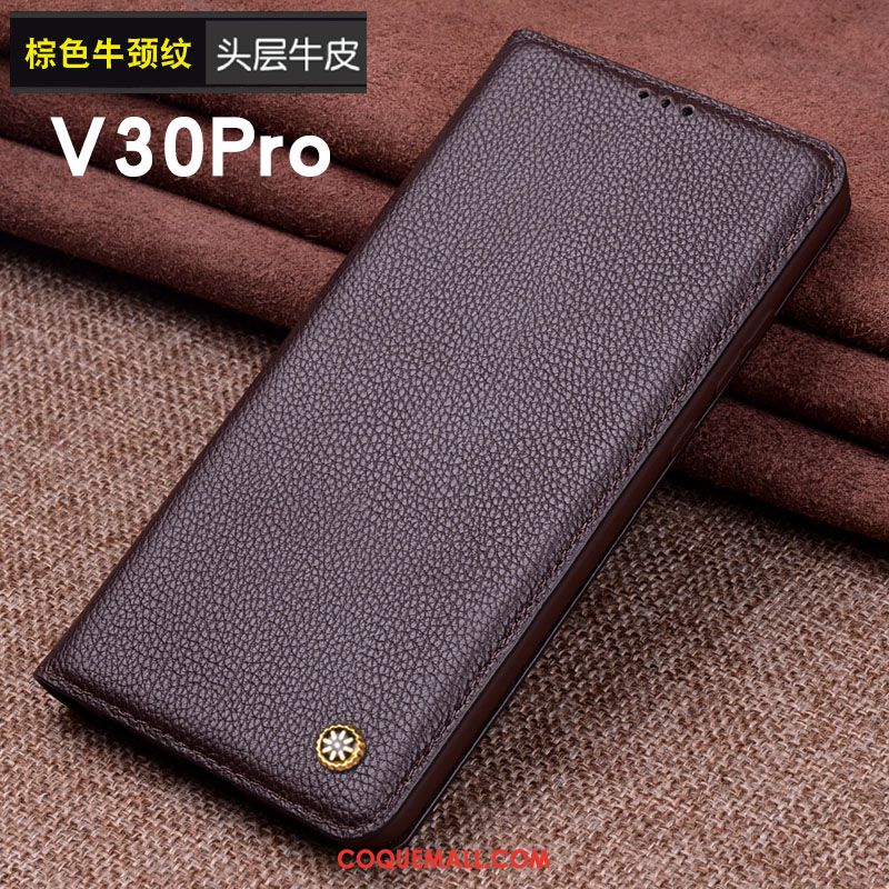 Étui Honor View30 Pro Nouveau Personnalité Créatif, Coque Honor View30 Pro Cuir Véritable Incassable