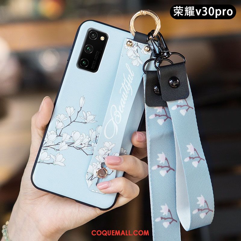 Étui Honor View30 Pro Silicone Fluide Doux Délavé En Daim, Coque Honor View30 Pro Tendance Art