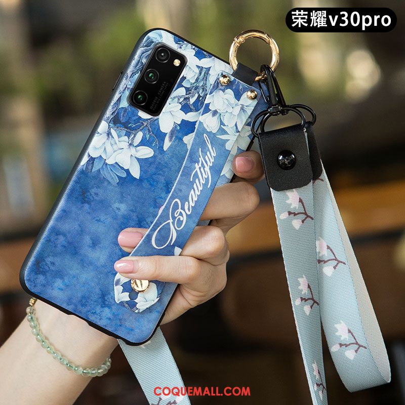 Étui Honor View30 Pro Silicone Fluide Doux Délavé En Daim, Coque Honor View30 Pro Tendance Art