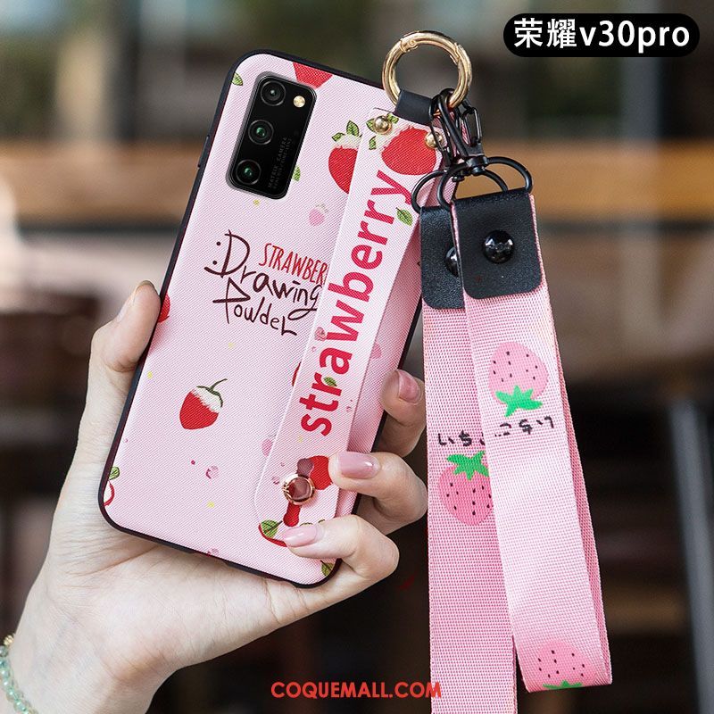 Étui Honor View30 Pro Silicone Fluide Doux Délavé En Daim, Coque Honor View30 Pro Tendance Art