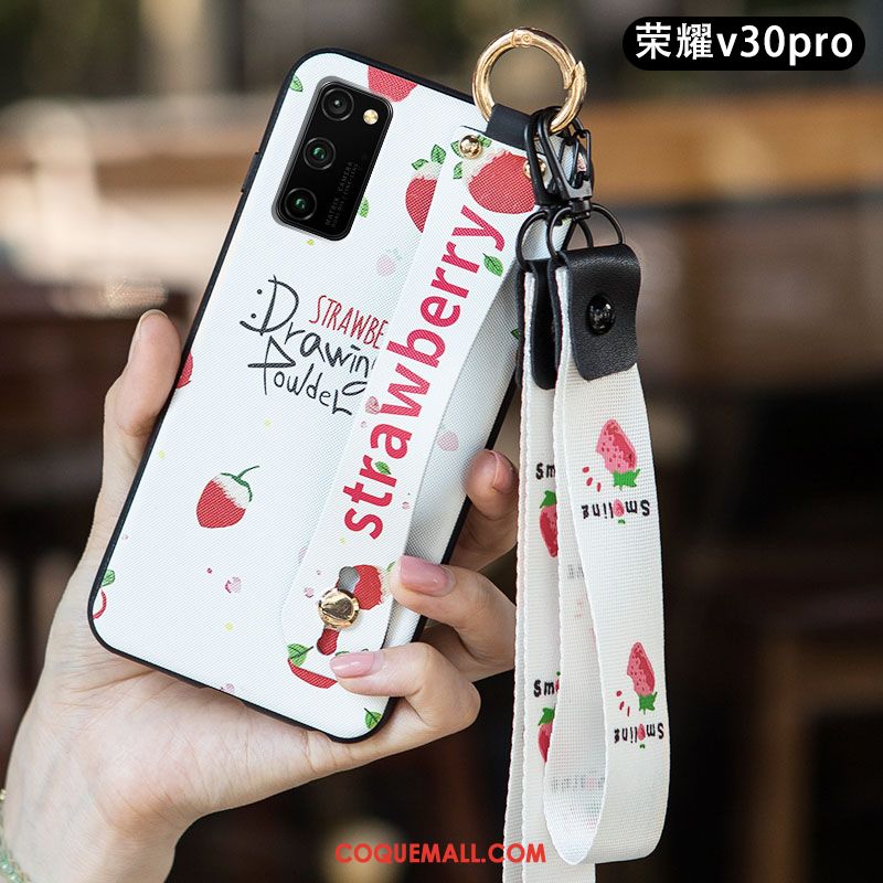 Étui Honor View30 Pro Silicone Fluide Doux Délavé En Daim, Coque Honor View30 Pro Tendance Art