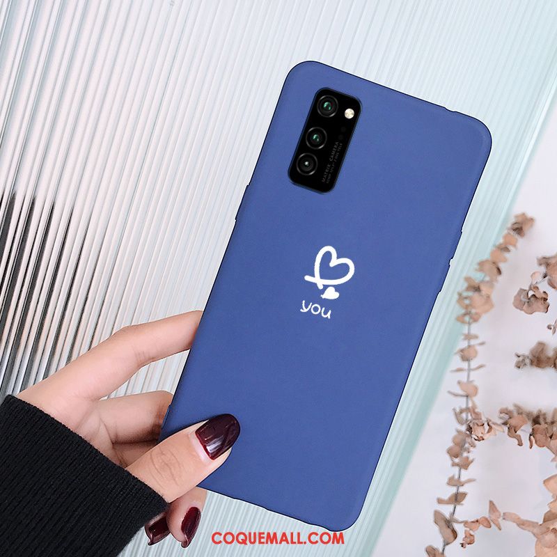 Étui Honor View30 Pro Silicone Net Rouge Téléphone Portable, Coque Honor View30 Pro Personnalité Amour