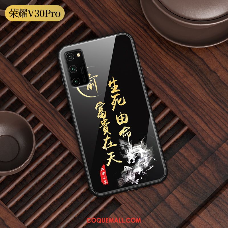 Étui Honor View30 Pro Style Chinois Lumineuses Créatif, Coque Honor View30 Pro Personnalité Téléphone Portable