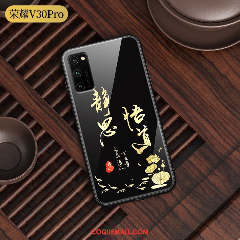 Étui Honor View30 Pro Style Chinois Lumineuses Créatif, Coque Honor View30 Pro Personnalité Téléphone Portable