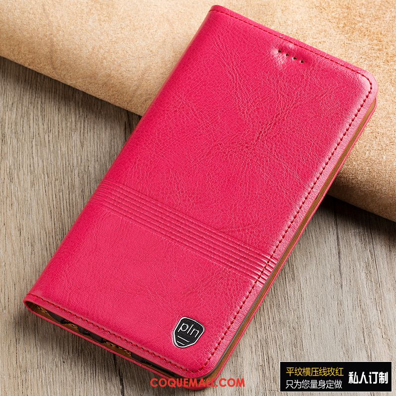 Étui Honor View30 Téléphone Portable Protection En Cuir, Coque Honor View30 Classic Cuir Véritable Braun