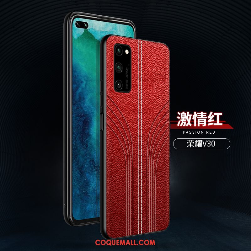 Étui Honor View30 Téléphone Portable Tendance Protection, Coque Honor View30 Délavé En Daim Tout Compris