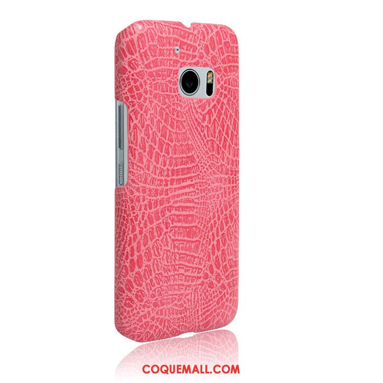 Étui Htc 10 Incassable Protection Crocodile Modèle, Coque Htc 10 Téléphone Portable Couvercle Arrière Orange