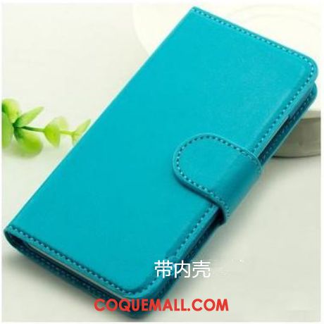 Étui Htc 10 Modèle Fleurie Papillon Bleu, Coque Htc 10 Soie Mulberry Protection