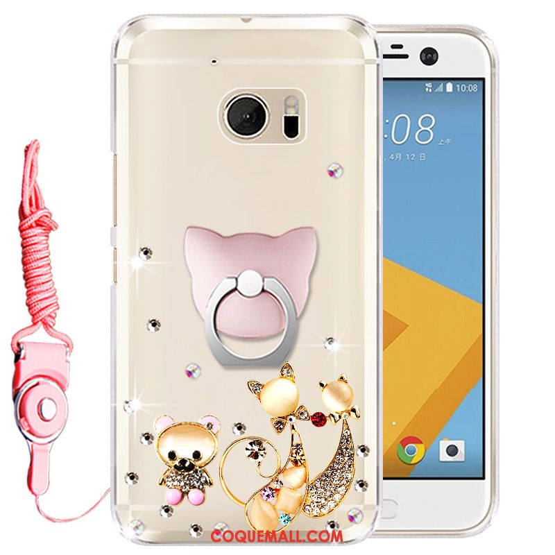 Étui Htc 10 Téléphone Portable Rose Silicone, Coque Htc 10 Protection