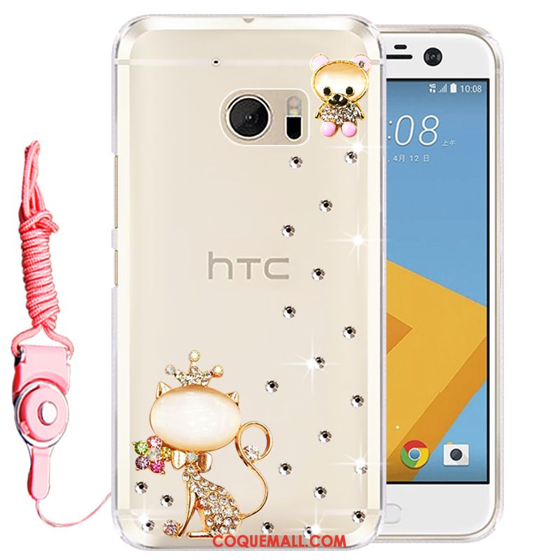 Étui Htc 10 Téléphone Portable Rose Silicone, Coque Htc 10 Protection