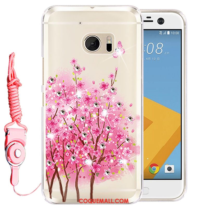 Étui Htc 10 Téléphone Portable Rose Silicone, Coque Htc 10 Protection