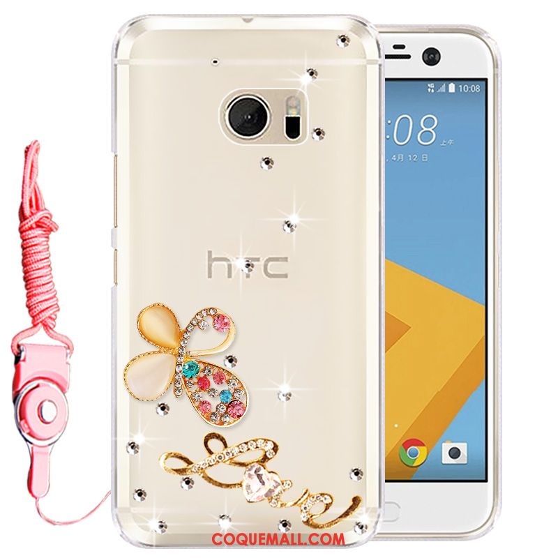 Étui Htc 10 Téléphone Portable Rose Silicone, Coque Htc 10 Protection