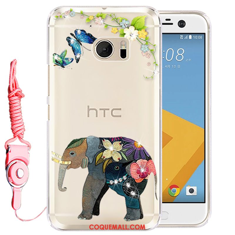 Étui Htc 10 Téléphone Portable Rose Silicone, Coque Htc 10 Protection