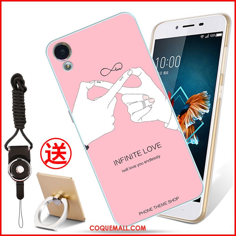 Étui Htc Desire 10 Lifestyle Tout Compris Fluide Doux Rose, Coque Htc Desire 10 Lifestyle Incassable Dessin Animé