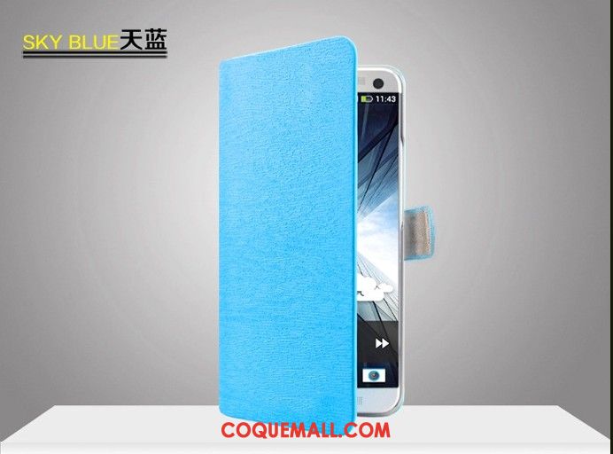 Étui Htc Desire 10 Lifestyle Étui En Cuir Téléphone Portable Bleu, Coque Htc Desire 10 Lifestyle Protection