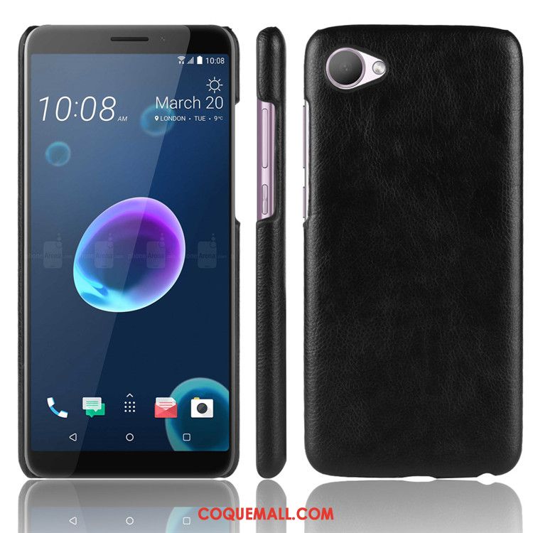 Étui Htc Desire 12 Difficile Cuir Litchi, Coque Htc Desire 12 Qualité Modèle Fleurie Braun