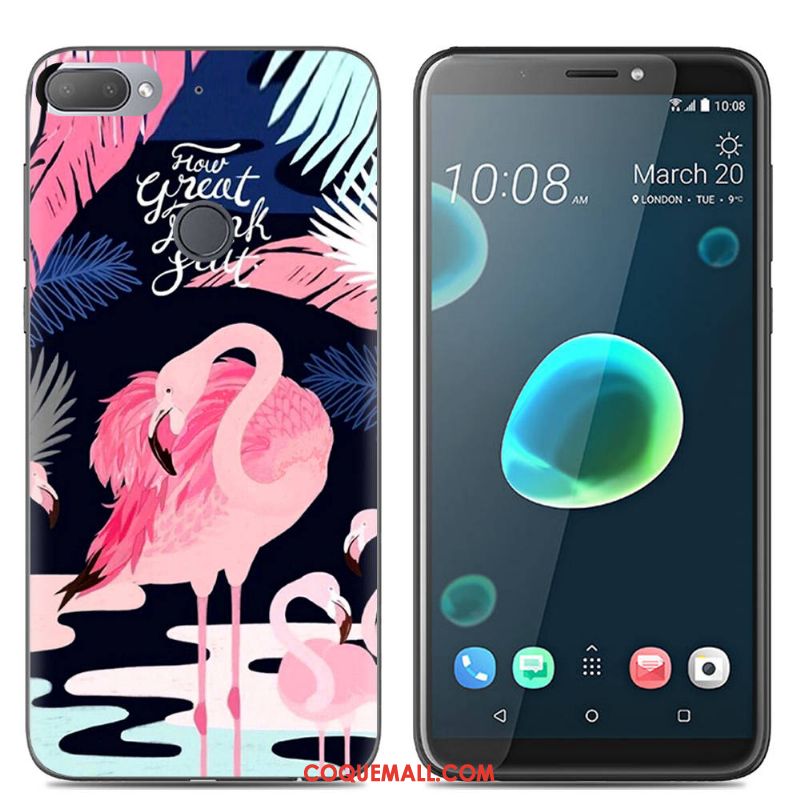 Étui Htc Desire 12+ Multicolore Téléphone Portable Créatif, Coque Htc Desire 12+ Fluide Doux Dessin Animé