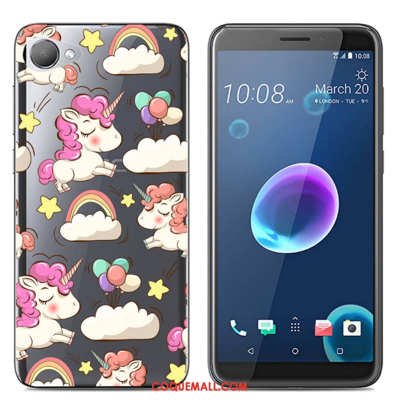 Étui Htc Desire 12 Personnalité Dessin Animé Protection, Coque Htc Desire 12 Silicone Créatif