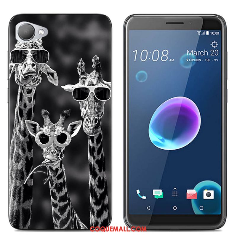 Étui Htc Desire 12 Personnalité Dessin Animé Protection, Coque Htc Desire 12 Silicone Créatif