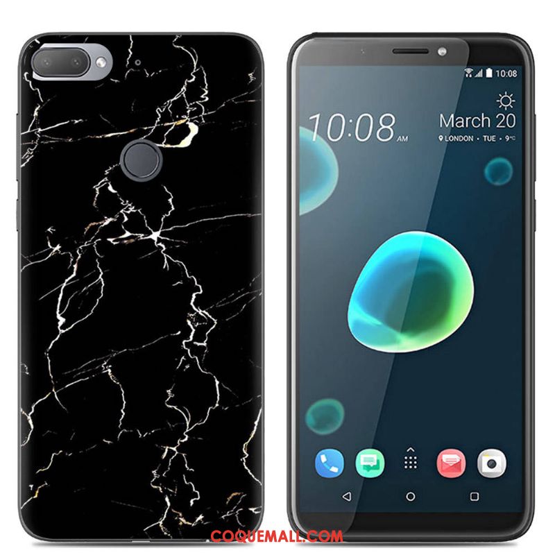 Étui Htc Desire 12+ Silicone Dessin Animé Fluide Doux, Coque Htc Desire 12+ Créatif Multicolore