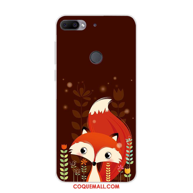 Étui Htc Desire 12+ Très Mince Tendance Incassable, Coque Htc Desire 12+ Dessin Animé Bleu