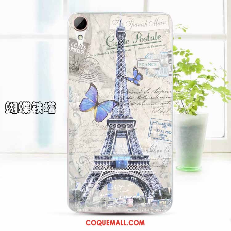 Étui Htc Desire 825 Dessin Animé Incassable Silicone, Coque Htc Desire 825 Téléphone Portable Tendance