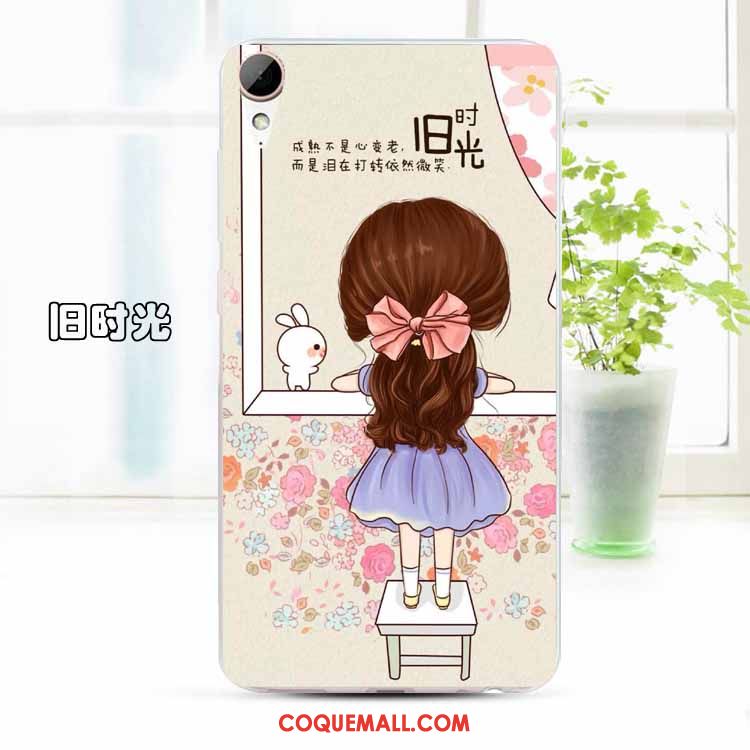 Étui Htc Desire 825 Dessin Animé Incassable Silicone, Coque Htc Desire 825 Téléphone Portable Tendance