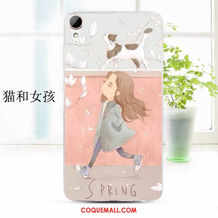 Étui Htc Desire 825 Dessin Animé Incassable Silicone, Coque Htc Desire 825 Téléphone Portable Tendance