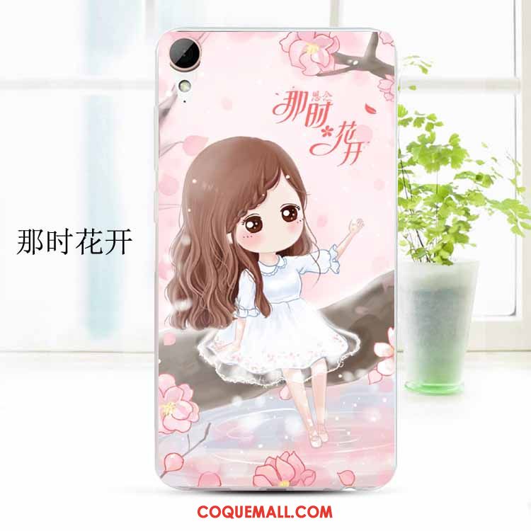 Étui Htc Desire 825 Dessin Animé Incassable Silicone, Coque Htc Desire 825 Téléphone Portable Tendance