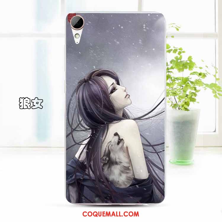 Étui Htc Desire 825 Dessin Animé Incassable Silicone, Coque Htc Desire 825 Téléphone Portable Tendance