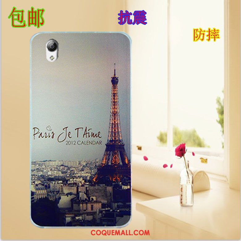 Étui Htc Desire 825 Peinture Protection Dessin Animé, Coque Htc Desire 825 Téléphone Portable Rose