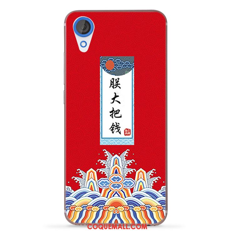 Étui Htc Desire 825 Téléphone Portable Personnalité Rouge, Coque Htc Desire 825