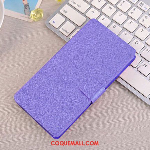 Étui Htc Desire 825 Téléphone Portable Protection Violet, Coque Htc Desire 825 Portefeuille Étui En Cuir