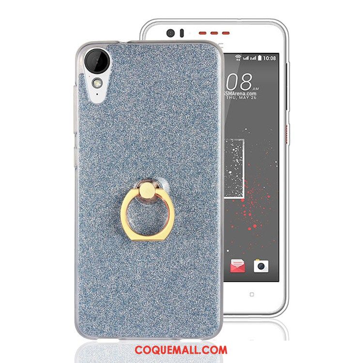 Étui Htc Desire 825 Téléphone Portable Support Or Rose, Coque Htc Desire 825 Silicone Anneau