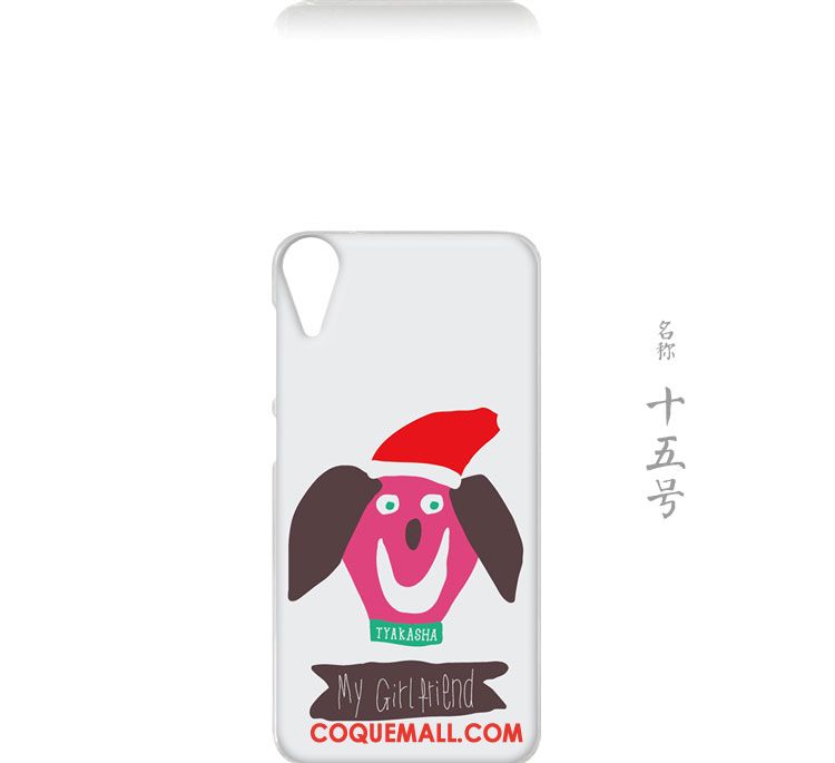 Étui Htc Desire 825 Téléphone Portable Tendance Rouge, Coque Htc Desire 825 Bordure Frais