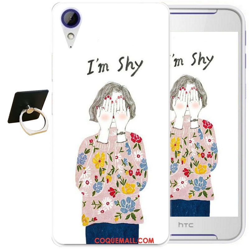 Étui Htc Desire 825 Téléphone Portable Transparent Noir, Coque Htc Desire 825 Fluide Doux Dessin Animé