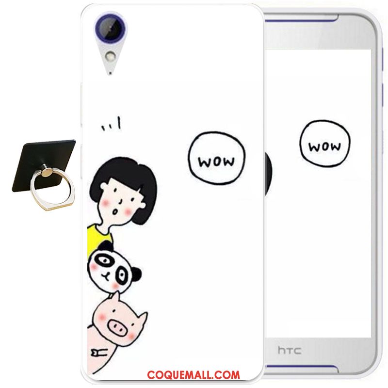 Étui Htc Desire 825 Téléphone Portable Transparent Noir, Coque Htc Desire 825 Fluide Doux Dessin Animé