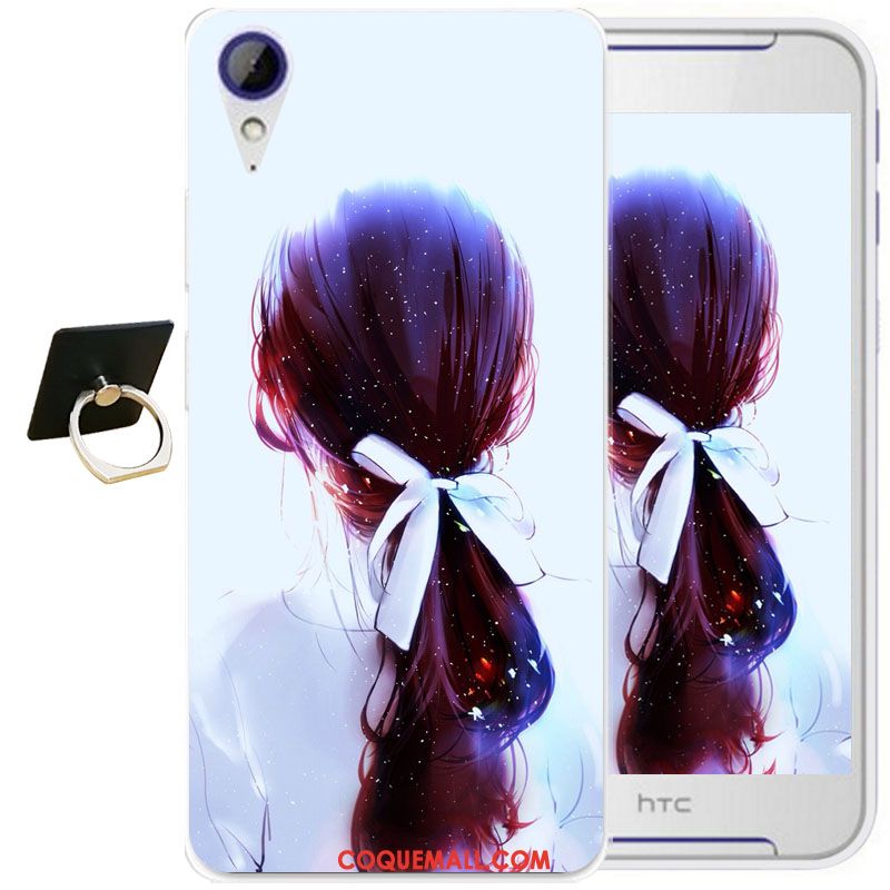 Étui Htc Desire 825 Téléphone Portable Transparent Noir, Coque Htc Desire 825 Fluide Doux Dessin Animé