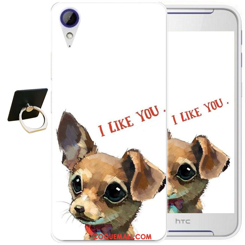 Étui Htc Desire 825 Téléphone Portable Transparent Noir, Coque Htc Desire 825 Fluide Doux Dessin Animé