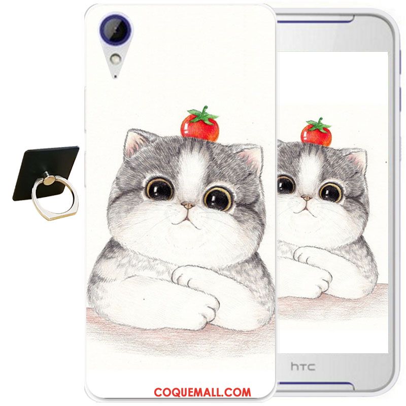 Étui Htc Desire 825 Téléphone Portable Transparent Noir, Coque Htc Desire 825 Fluide Doux Dessin Animé