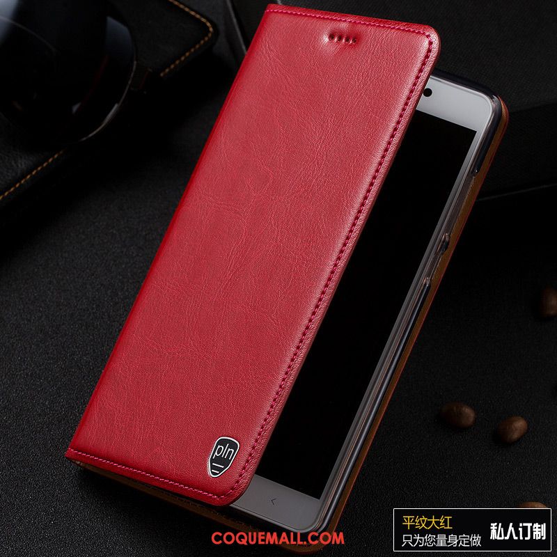 Étui Htc Desire 825 Étui En Cuir Protection Cuir Véritable, Coque Htc Desire 825 Téléphone Portable Modèle Fleurie Braun