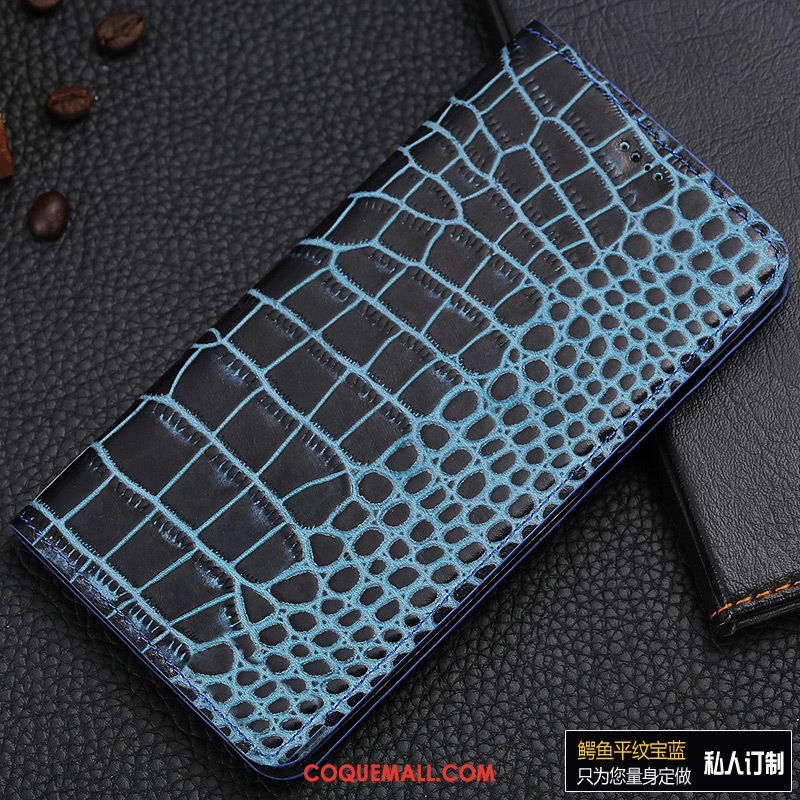 Étui Htc One A9s Protection Cuir Véritable Modèle Fleurie, Coque Htc One A9s Crocodile Étui En Cuir Braun