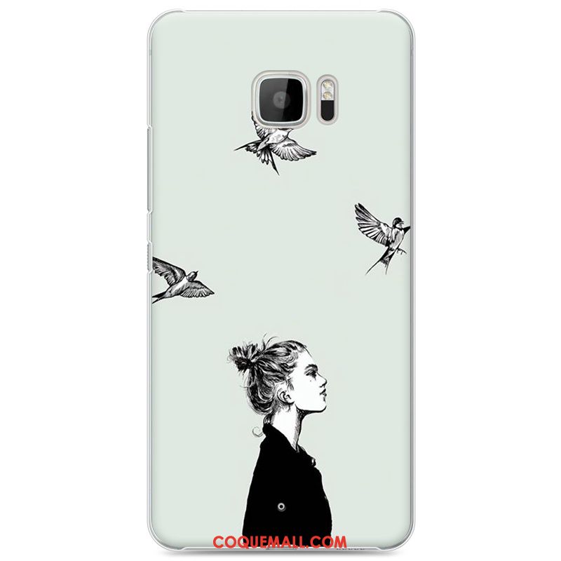 Étui Htc U Ultra Amoureux Gris Protection, Coque Htc U Ultra Peinture Téléphone Portable