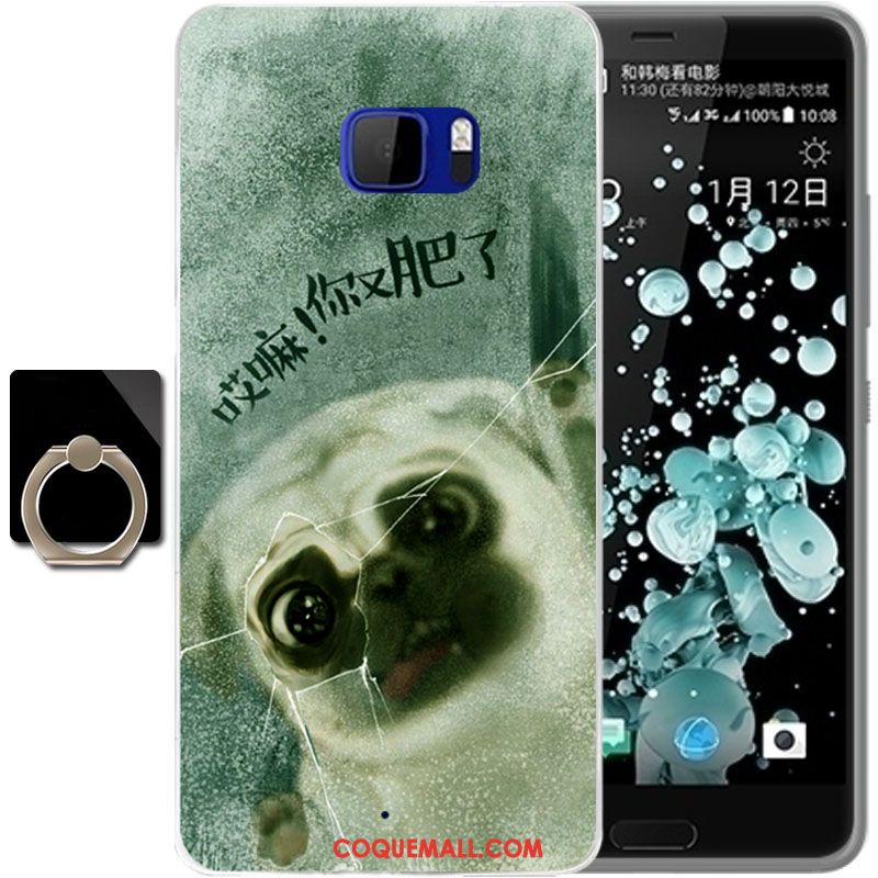 Étui Htc U Ultra Blanc Téléphone Portable Protection, Coque Htc U Ultra Dessin Animé Silicone