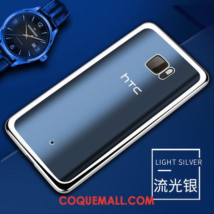 Étui Htc U Ultra Fluide Doux Protection Or Rose, Coque Htc U Ultra Transparent Tempérer