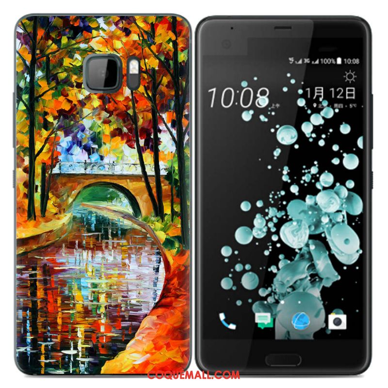 Étui Htc U Ultra Mode Téléphone Portable Fluide Doux, Coque Htc U Ultra Silicone Tendance