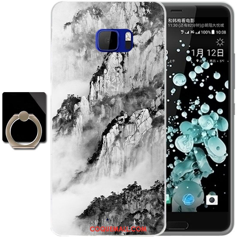 Étui Htc U Ultra Tout Compris Encre Protection, Coque Htc U Ultra Vent Téléphone Portable