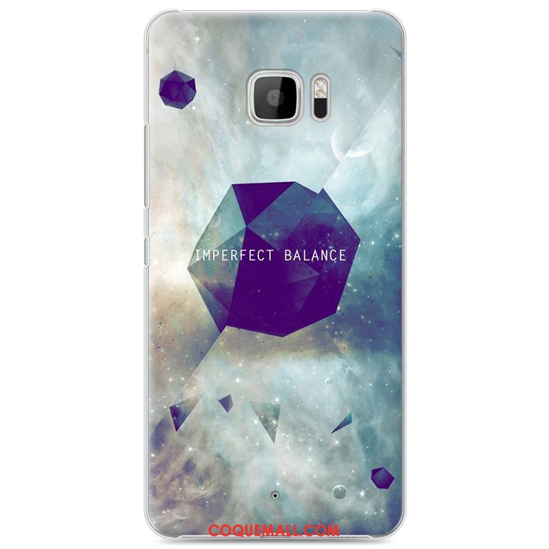 Étui Htc U Ultra Téléphone Portable Difficile Protection, Coque Htc U Ultra Dessin Animé Bleu