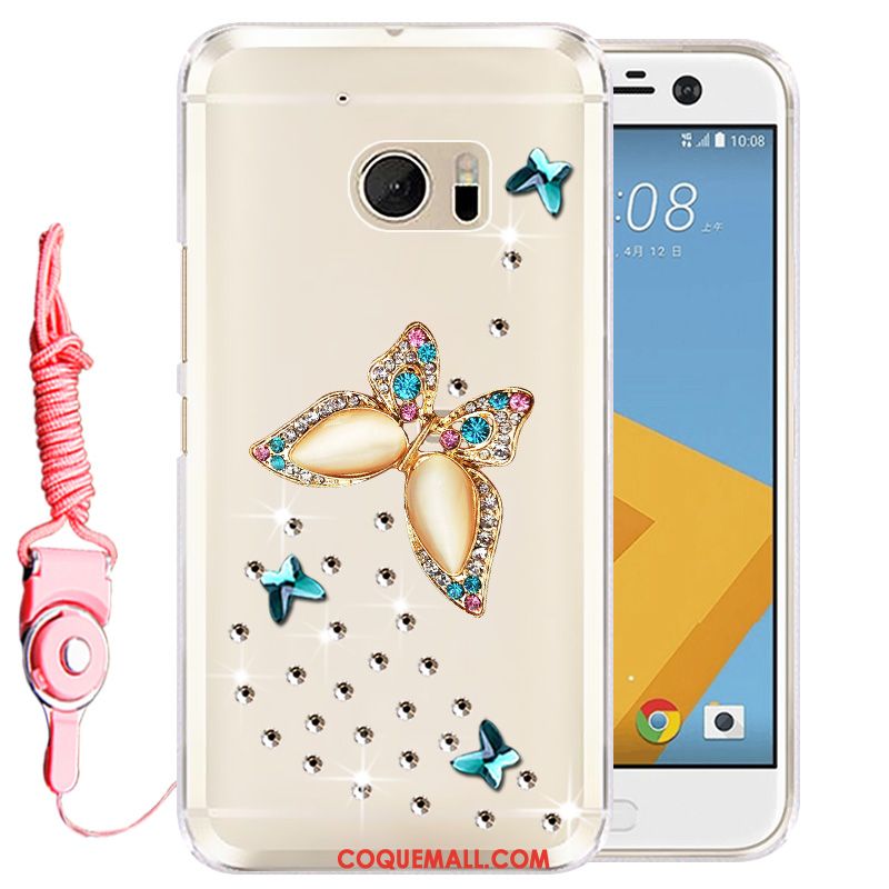 Étui Htc U Ultra Téléphone Portable Rose Protection, Coque Htc U Ultra Strass Silicone